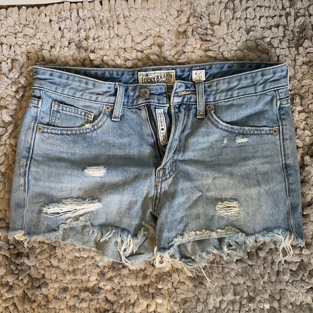Lucky “ the boyfriend “ denim shorts
